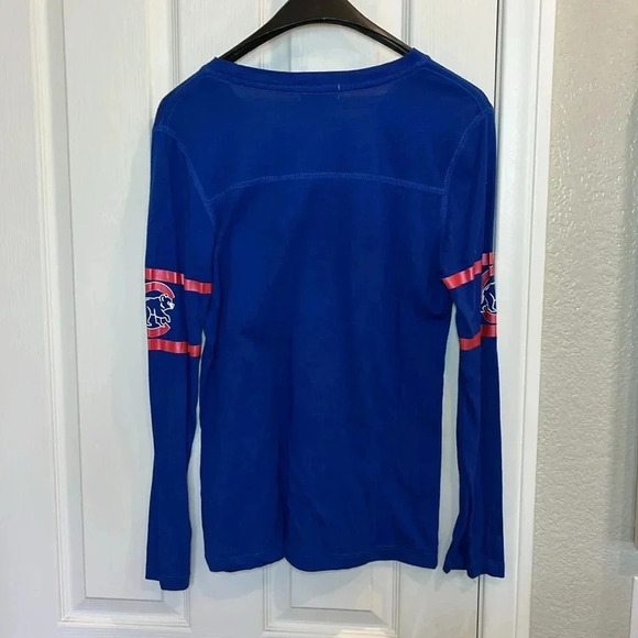 CHICAGO CUBS LONG SLEEVE TEE TOUCH BY ALYSSA MILANO Super Soft Womens size med - Picture 2 of 9